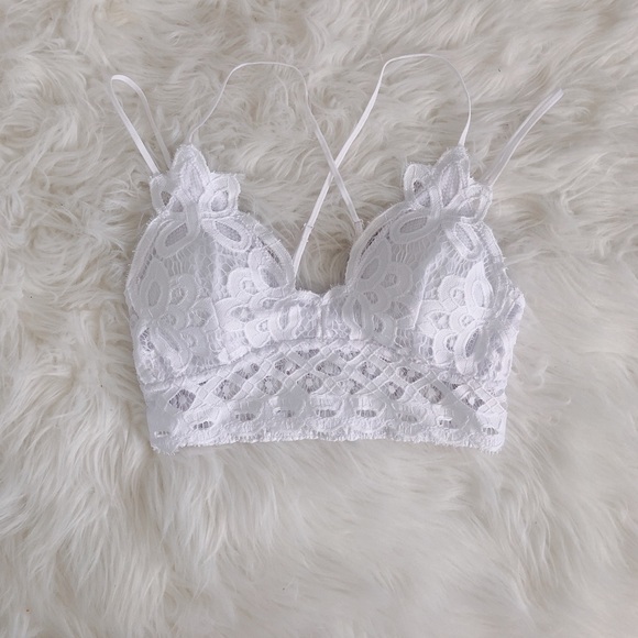freesoulusa Tops - ⚡️Ava Bralette - White